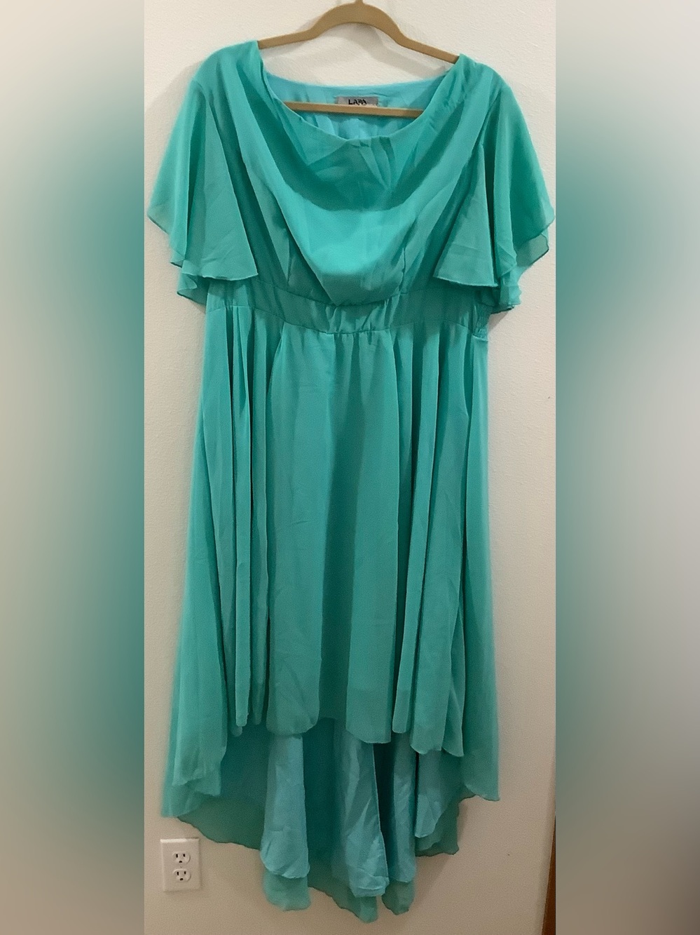 Lapa Women’s Teal High-Low Party Dress